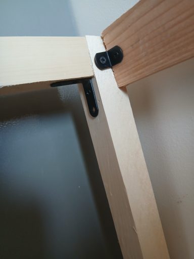 Make sure L brackets are the right size...
