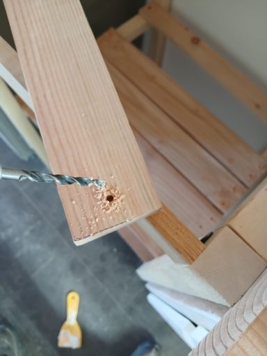 Drill the holes before you screw
