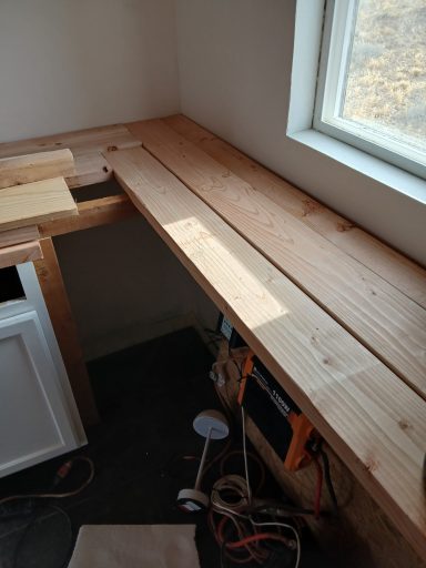 Making sure its level and fits...